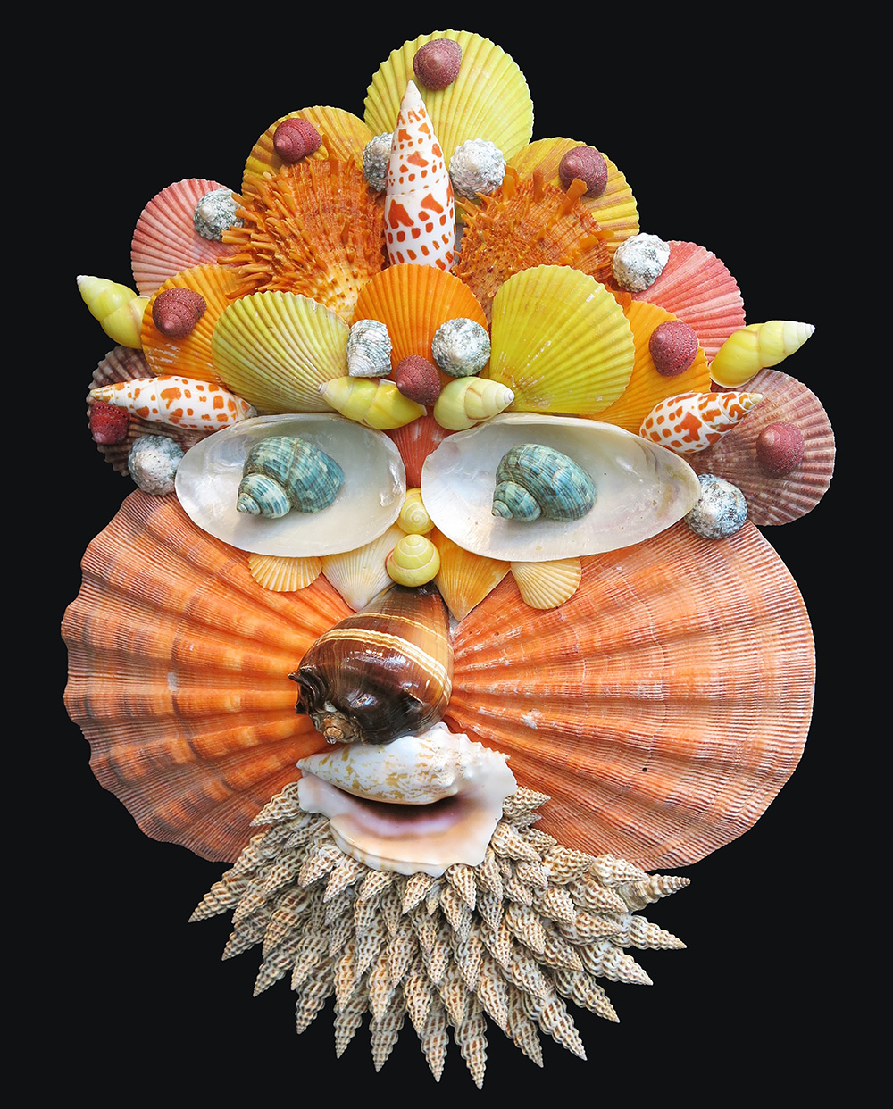 Caroline Perrin shell sculpture - Spring