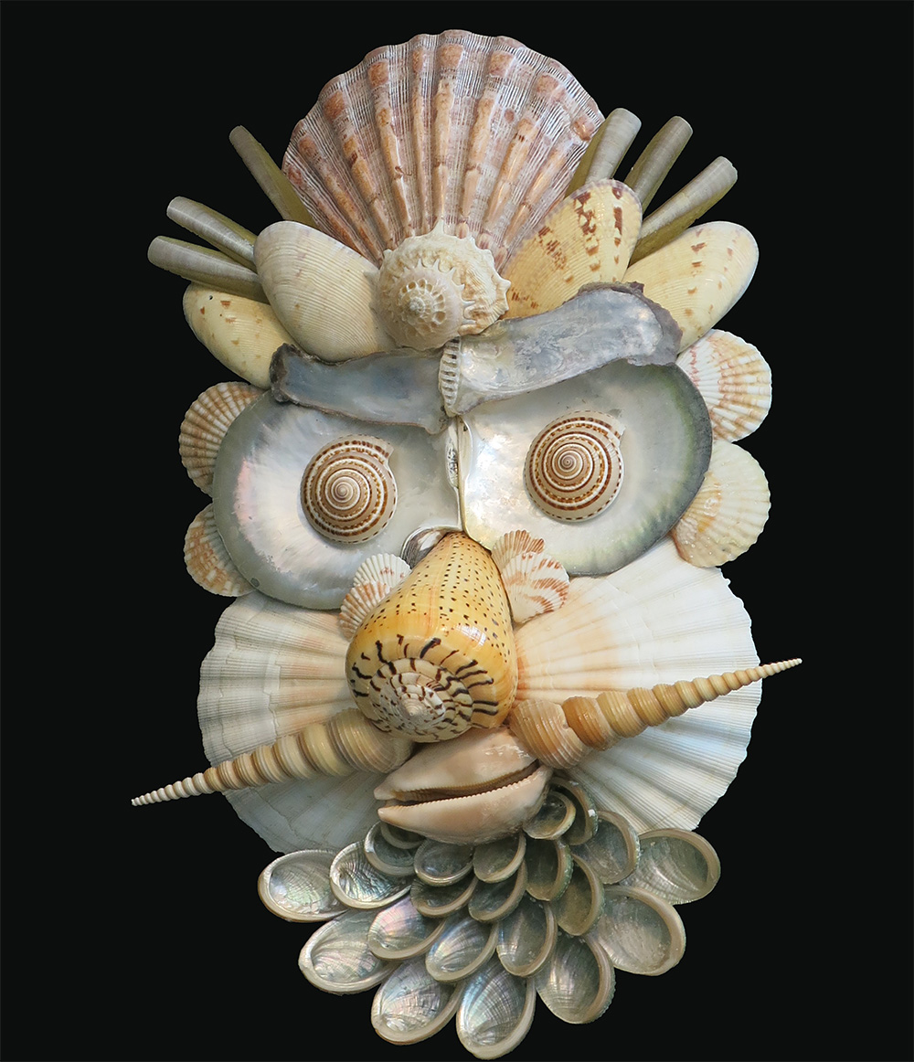 Caroline Perrin shell sculpture - Summer