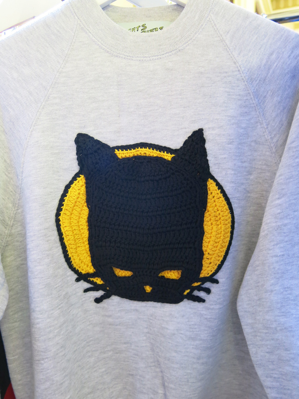 Cats Brothers crocheted sweatshirt