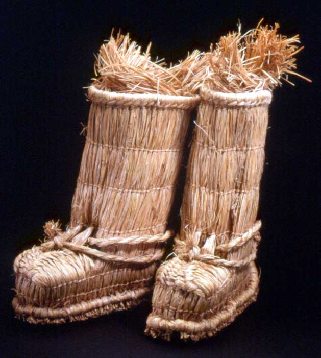 Japanese straw snow boot