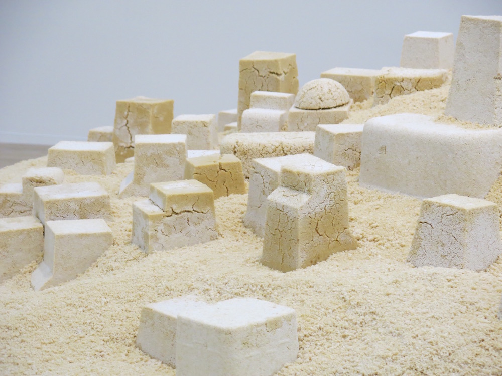 Couscous sculpture by Kader Attia