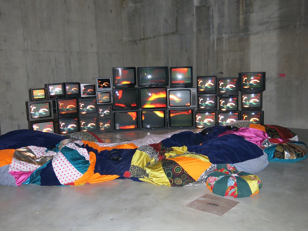 Marvyn Gaye Chetwynd installation the Tanks Tate Modern