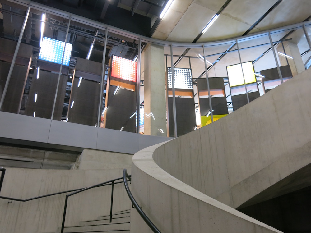 Sweeping staircase Tate Modern